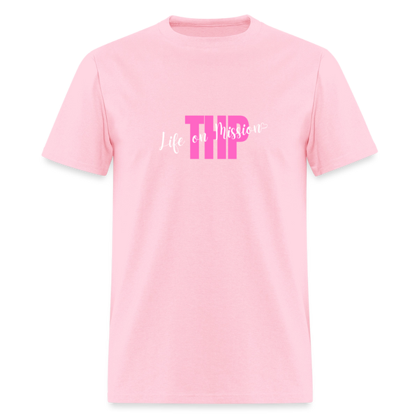 Womens THP / Life On Mission T-Shirt - pink