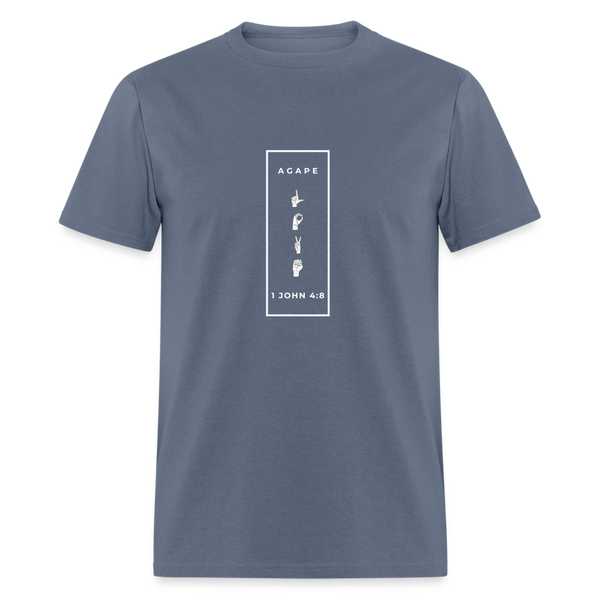 Agape Love T-Shirt - denim