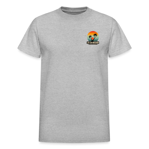 Life On Mission Island T-Shirt - heather gray