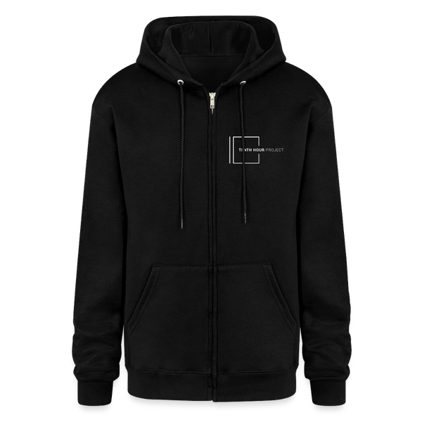 Tenth Hour Project Unisex Full Zip Hoodie - black