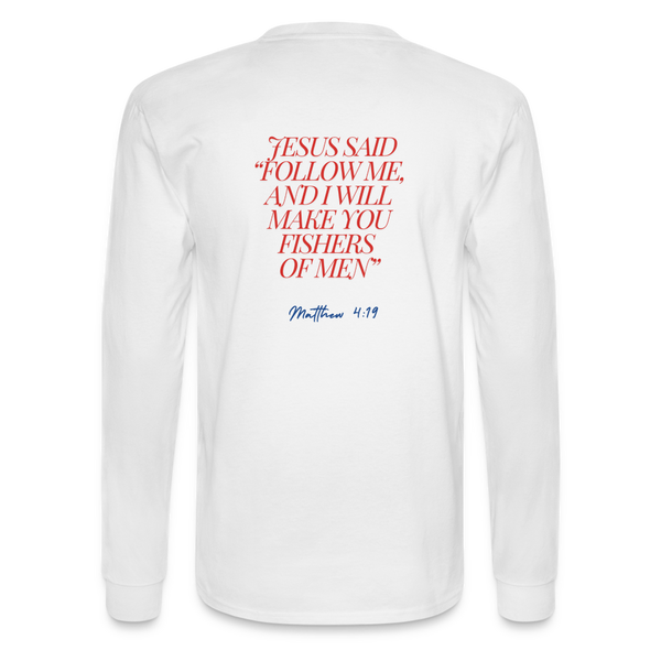 Fishers Of Men Long Sleeve T-Shirt - white