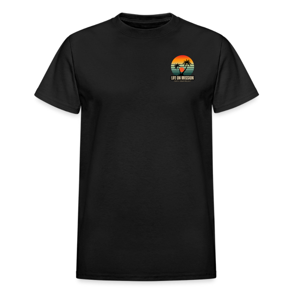 Life On Mission Island T-Shirt - black