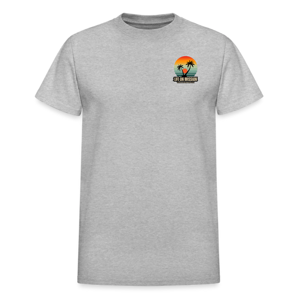 Life On Mission Island T-Shirt - heather gray