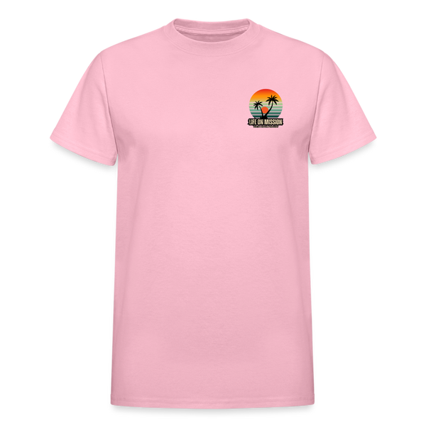 Life On Mission Island T-Shirt - light pink