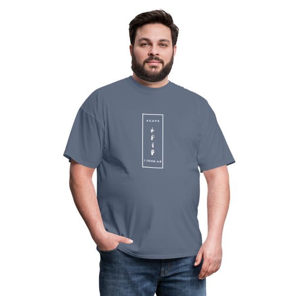 Agape Love T-Shirt - denim