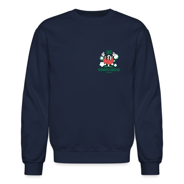 Be Transformed Crewneck Sweatshirt - navy