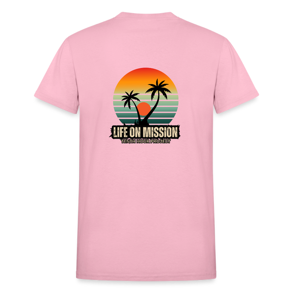 Life On Mission Island T-Shirt - light pink