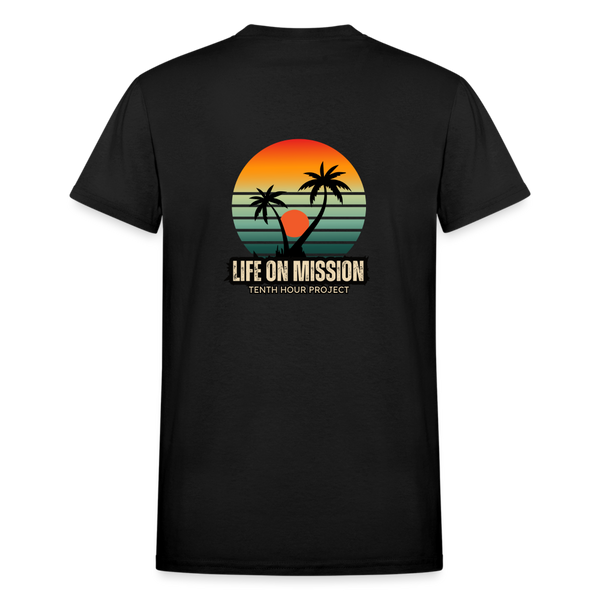 Life On Mission Island T-Shirt - black