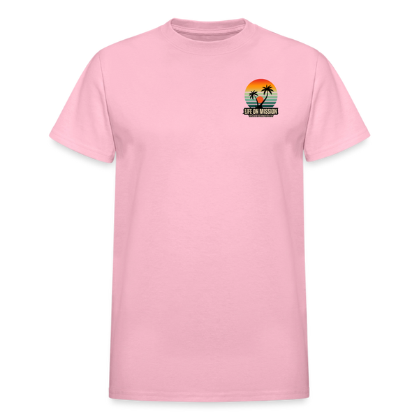 Life On Mission Island T-Shirt - light pink