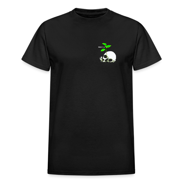 Death To Life Skull  T-Shirt - black