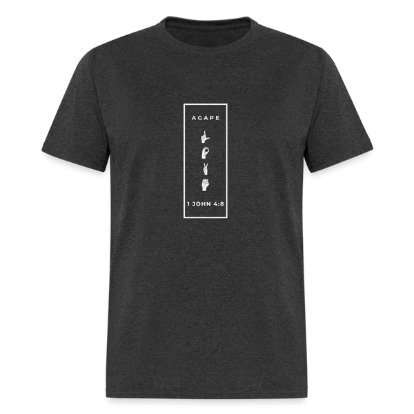 Agape Love T-Shirt - heather black