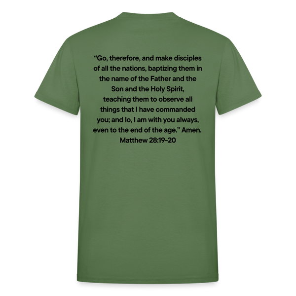 Go And Tell  Great Comission T-Shirt - military green
