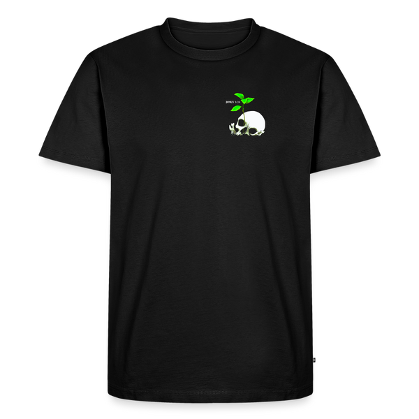 Death To Life Skull  T-Shirt - black