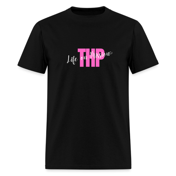 Womens THP / Life On Mission T-Shirt - black
