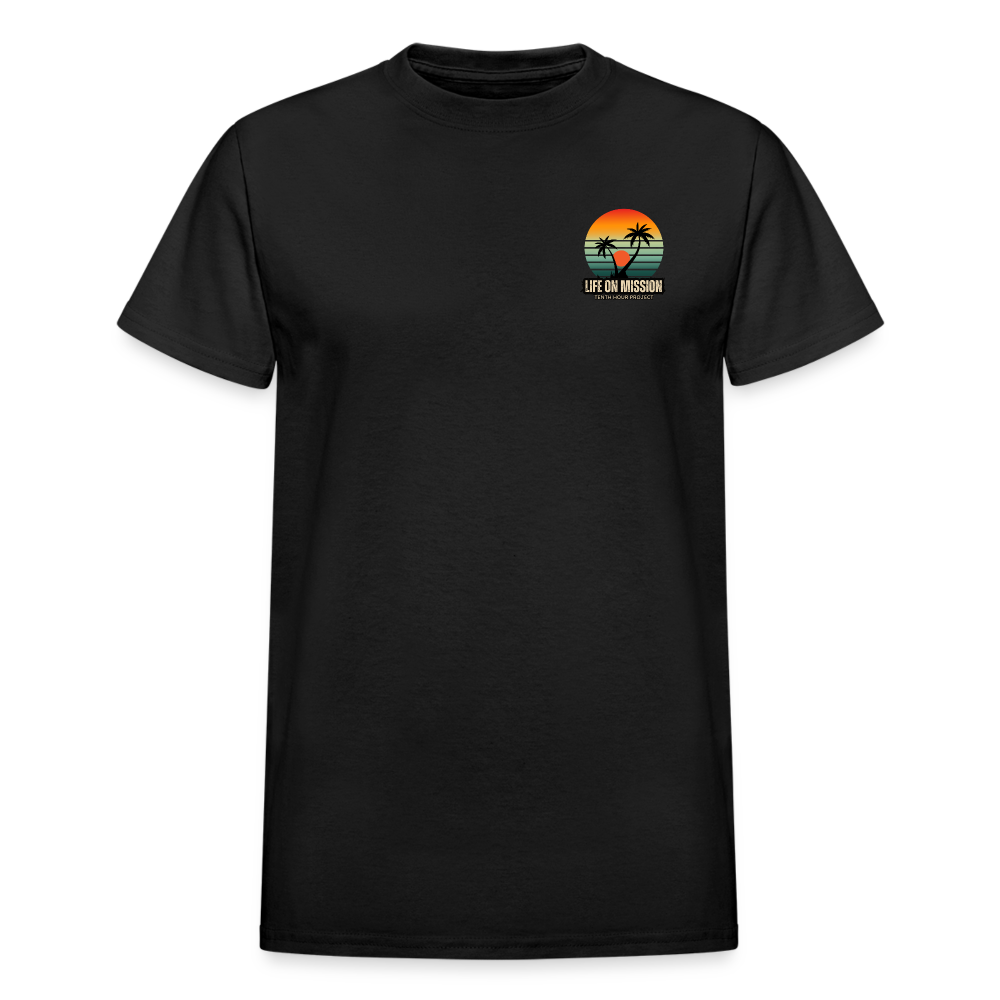 Life On Mission Island T-Shirt - black