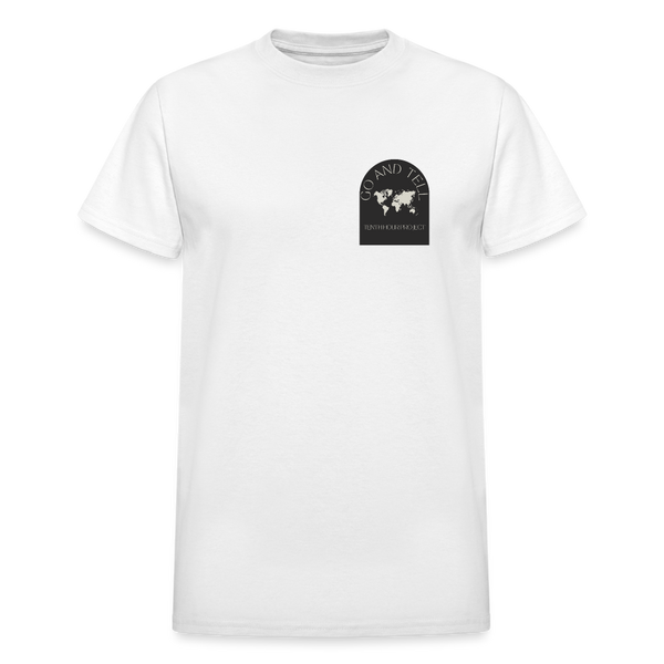Go And Tell  Great Comission T-Shirt - white