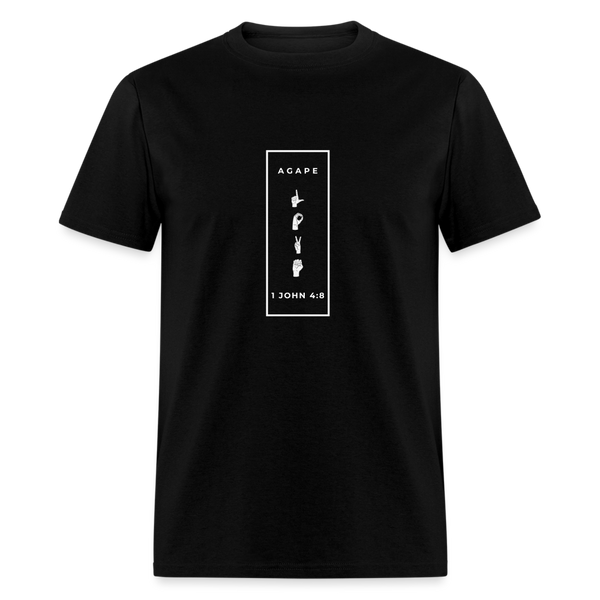 Agape Love T-Shirt - black