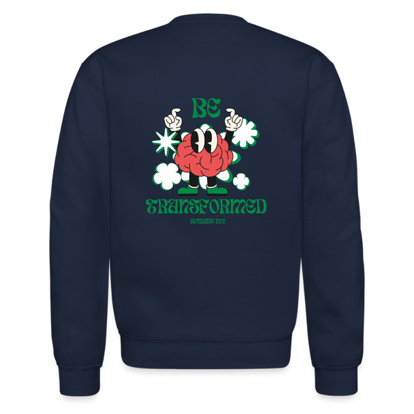 Be Transformed Crewneck Sweatshirt - navy