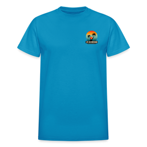 Life On Mission Island T-Shirt - turquoise