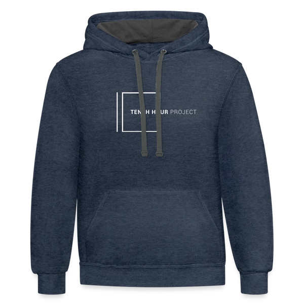 Original Tenth Hour Project Hoodie - indigo heather/asphalt