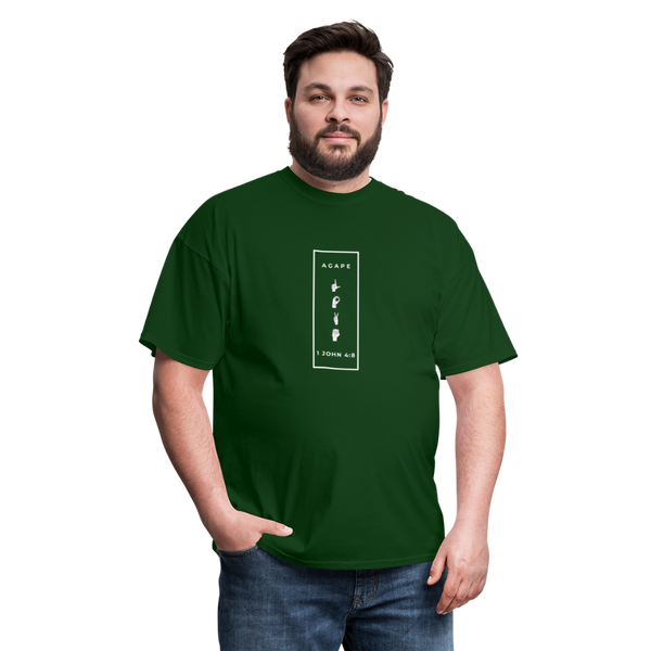 Agape Love T-Shirt - forest green