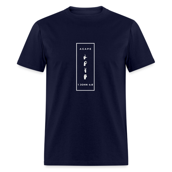 Agape Love T-Shirt - navy