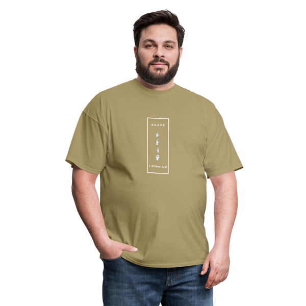 Agape Love T-Shirt - khaki