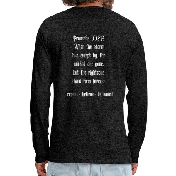 Don't Be Wicked Long Sleeve T-Shirt - charcoal grey