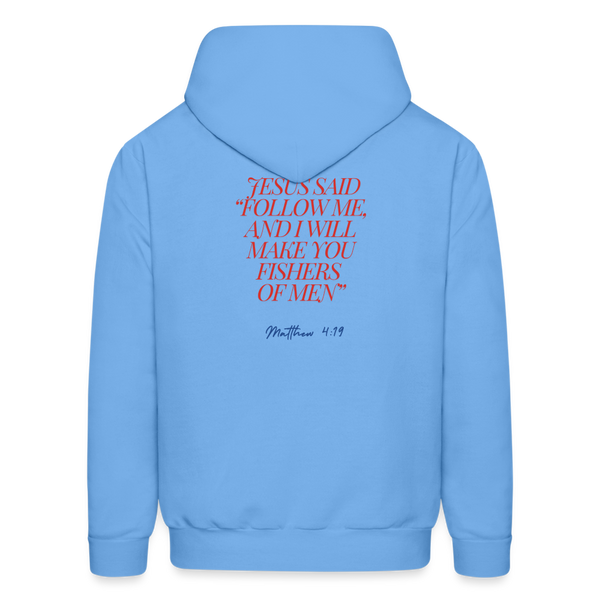 Fisher Of Men Hoodie - carolina blue