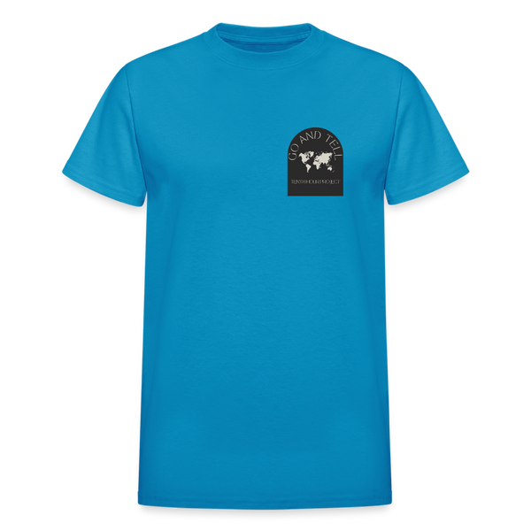 Go And Tell  Great Comission T-Shirt - turquoise
