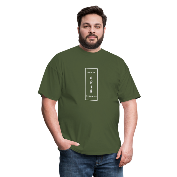 Agape Love T-Shirt - military green