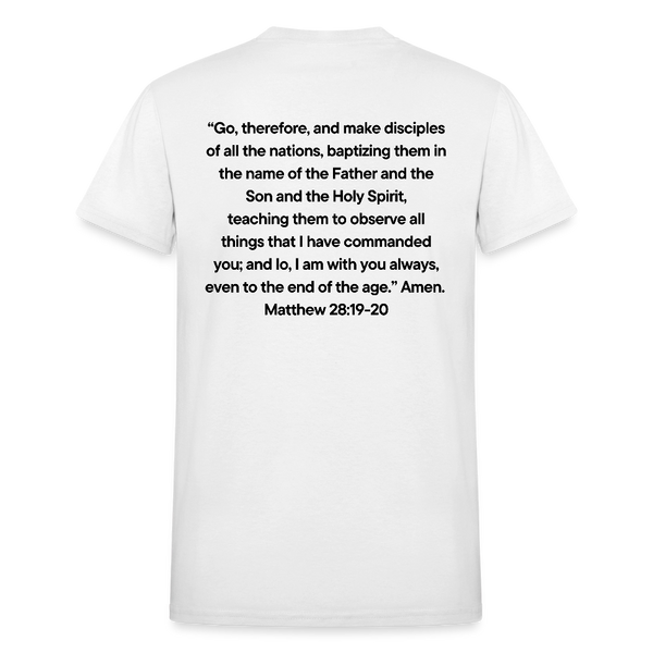 Go And Tell  Great Comission T-Shirt - white