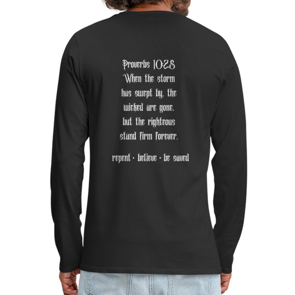 Don't Be Wicked Long Sleeve T-Shirt - black