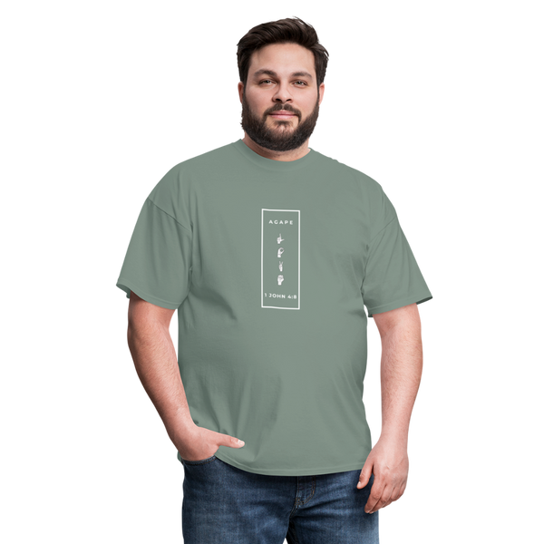Agape Love T-Shirt - sage