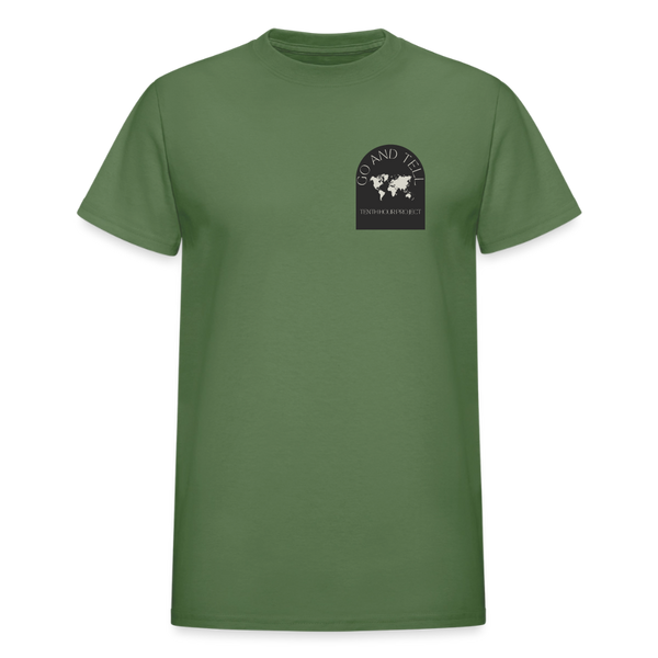 Go And Tell  Great Comission T-Shirt - military green