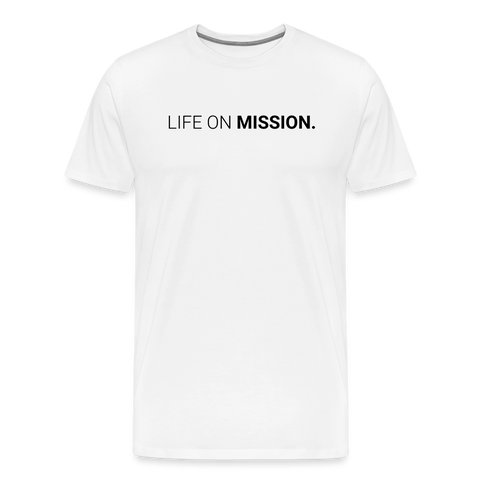 Life On Mission Tee (White) - white