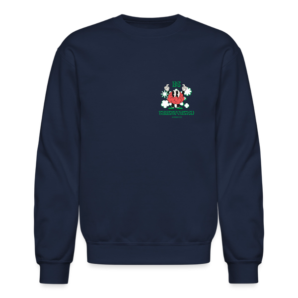 Be Transformed Crewneck Sweatshirt - navy