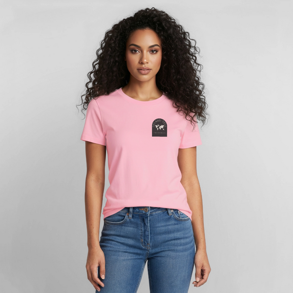 Go And Tell  Great Comission T-Shirt - light pink