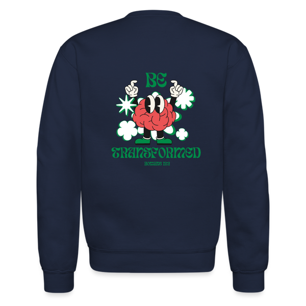 Be Transformed Crewneck Sweatshirt - navy