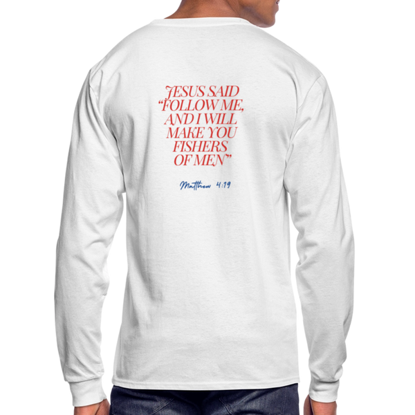 Fishers Of Men Long Sleeve T-Shirt - white