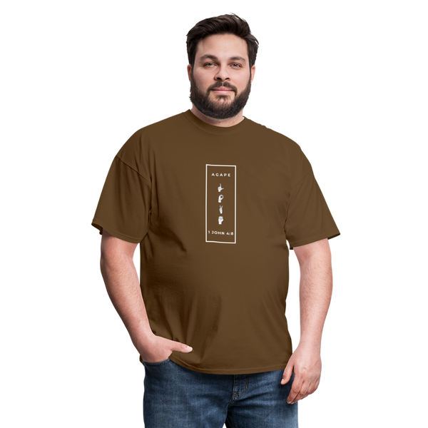 Agape Love T-Shirt - brown