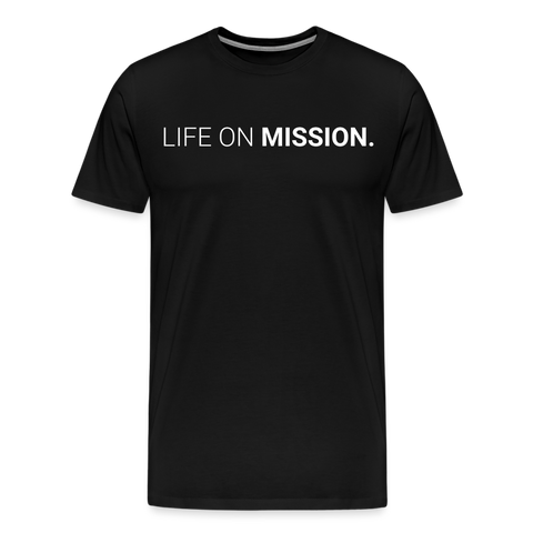 Life On Mission Tee - black