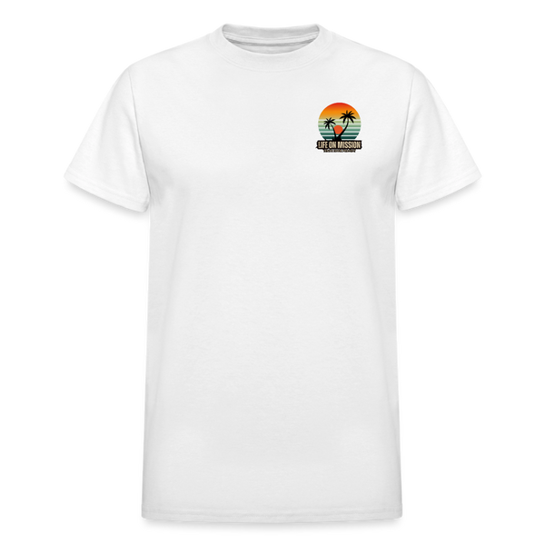 Life On Mission Island T-Shirt - white
