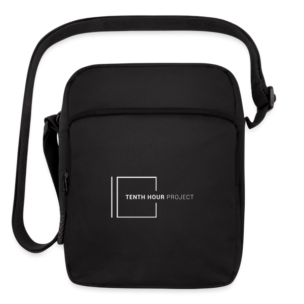 Large Crossbody Hip Bag - black