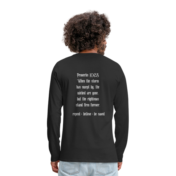 Don't Be Wicked Long Sleeve T-Shirt - black