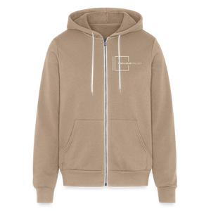 Tenth Hour Project Unisex Full Zip Hoodie - tan