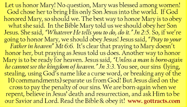 Mary Gospel Tracts