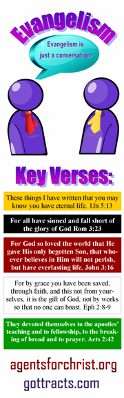 Evangelism Tips Bookmark