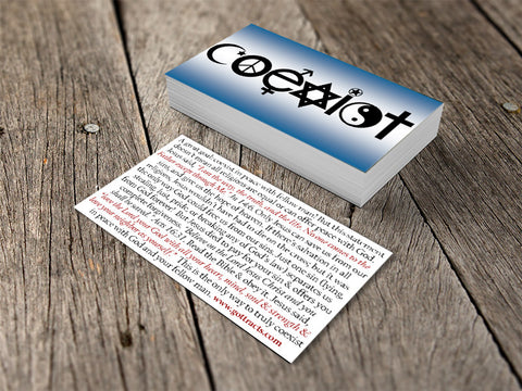 Coexist Gospel Tracts