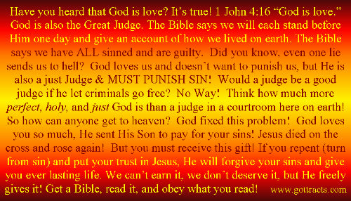 God is Both Gospel Tracts